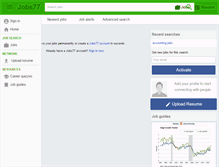 Tablet Screenshot of accountingjobs77.com
